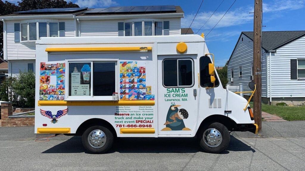 stars Ice cream truck